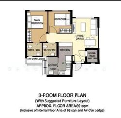 Blk 109C Eastglen @ Canberra (Sembawang), HDB 3 Rooms #636009381
